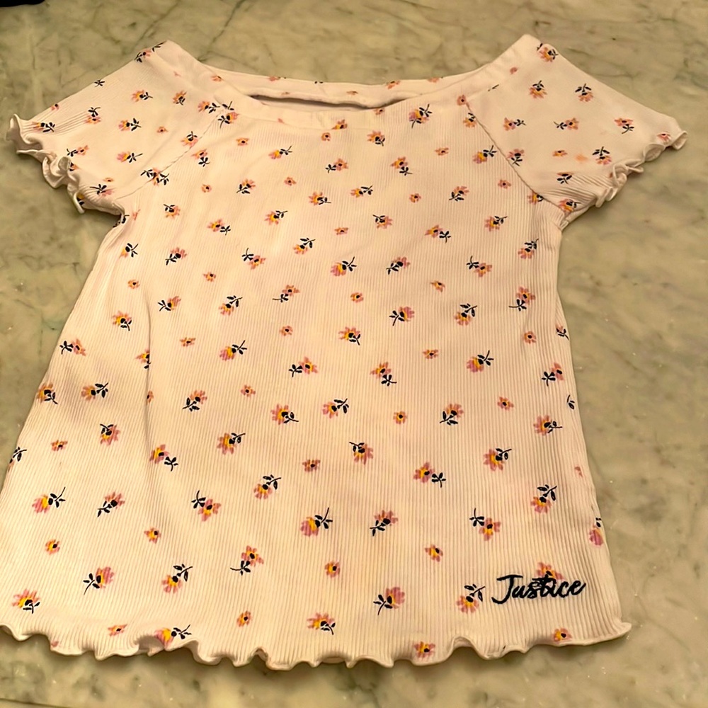 Justice Flower Shirt